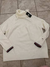 Tommy Hilfiger Women's Cable Knit Turtleneck Sweater - Image 1