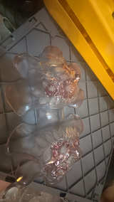 Depression Glass Double Candle Holder - Image 2