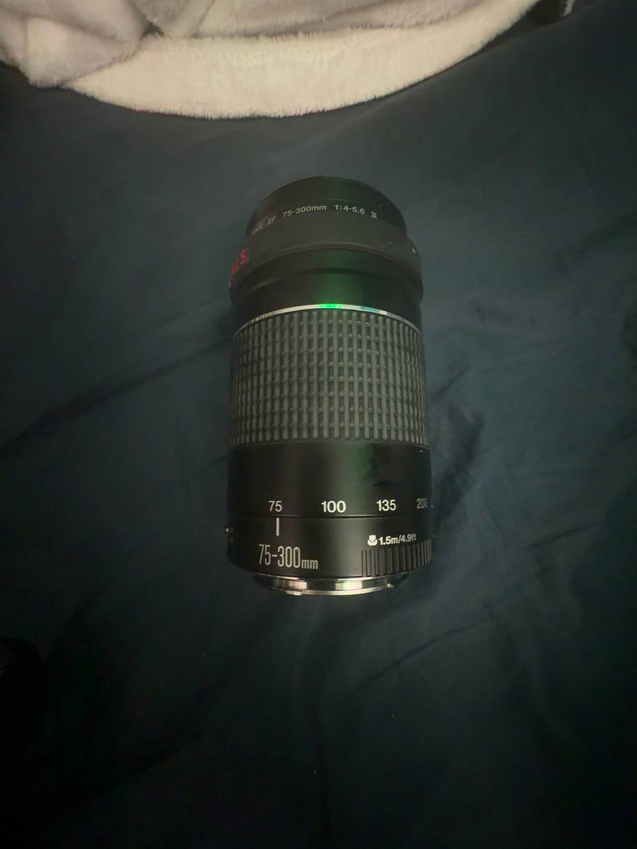 Canon EF 75-300mm 1.5m/4.9ft III Telephoto Zoom Lens Black