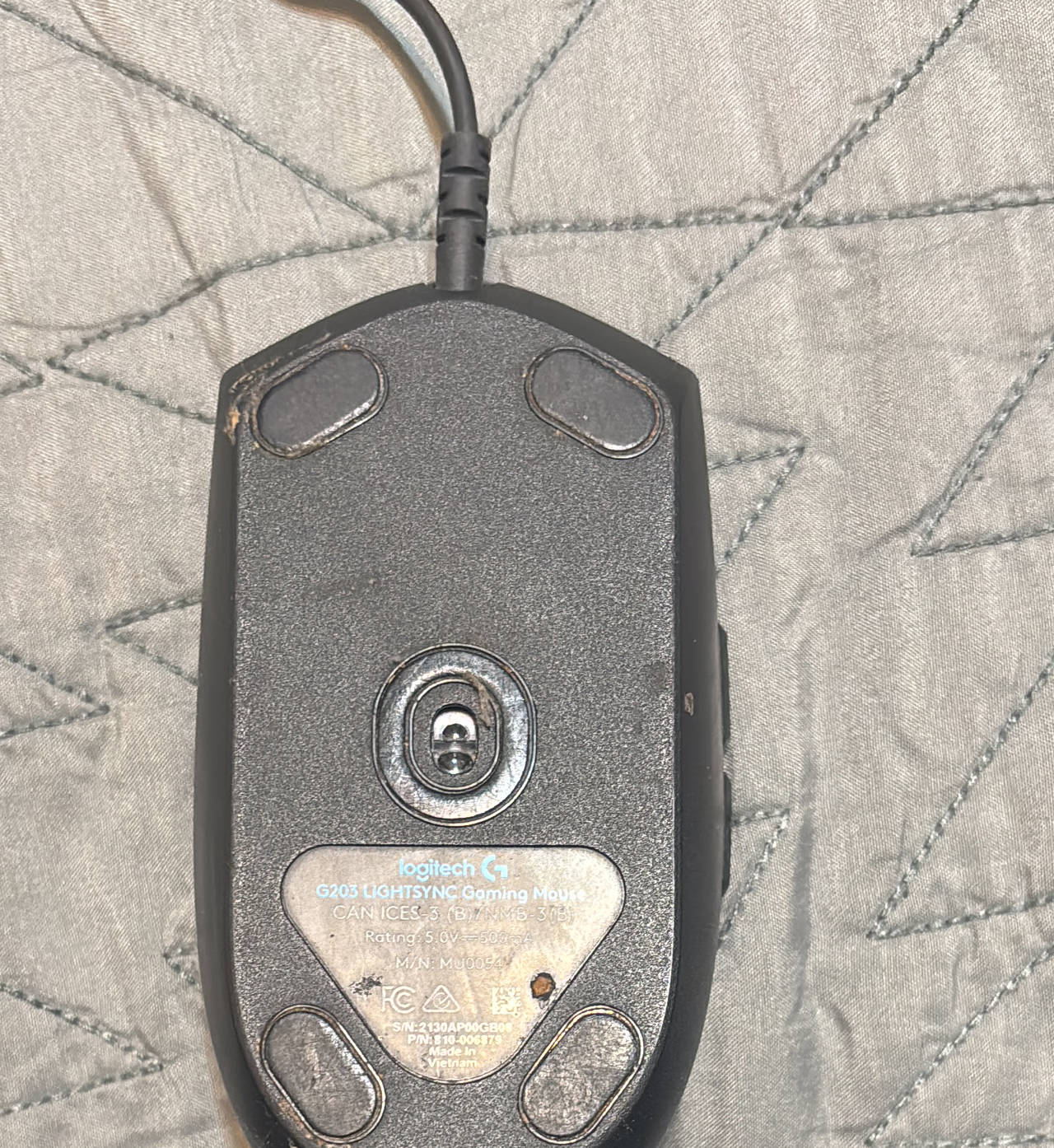 Logitech G203 LIGHTSYNC Wired Gaming Mouse