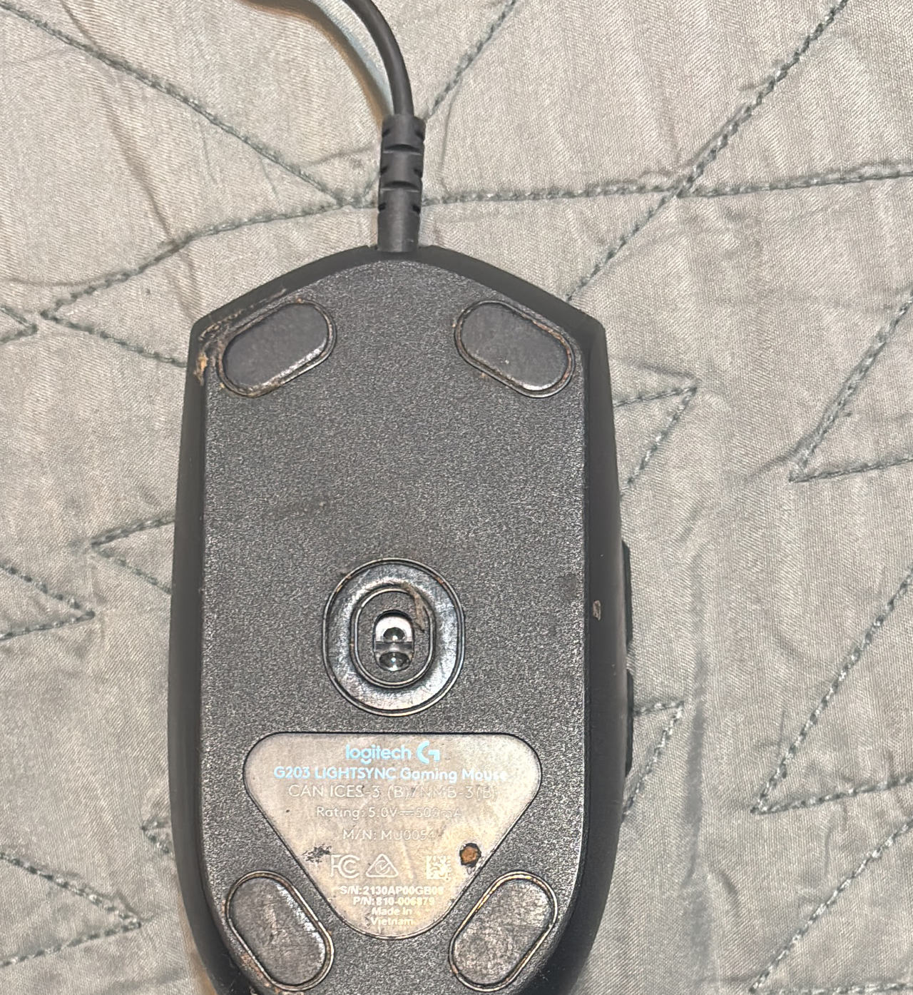 Logitech G203 LIGHTSYNC Wired Gaming Mouse