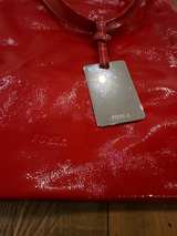 Furla Large Leather Tote Red Purse  - Image 2