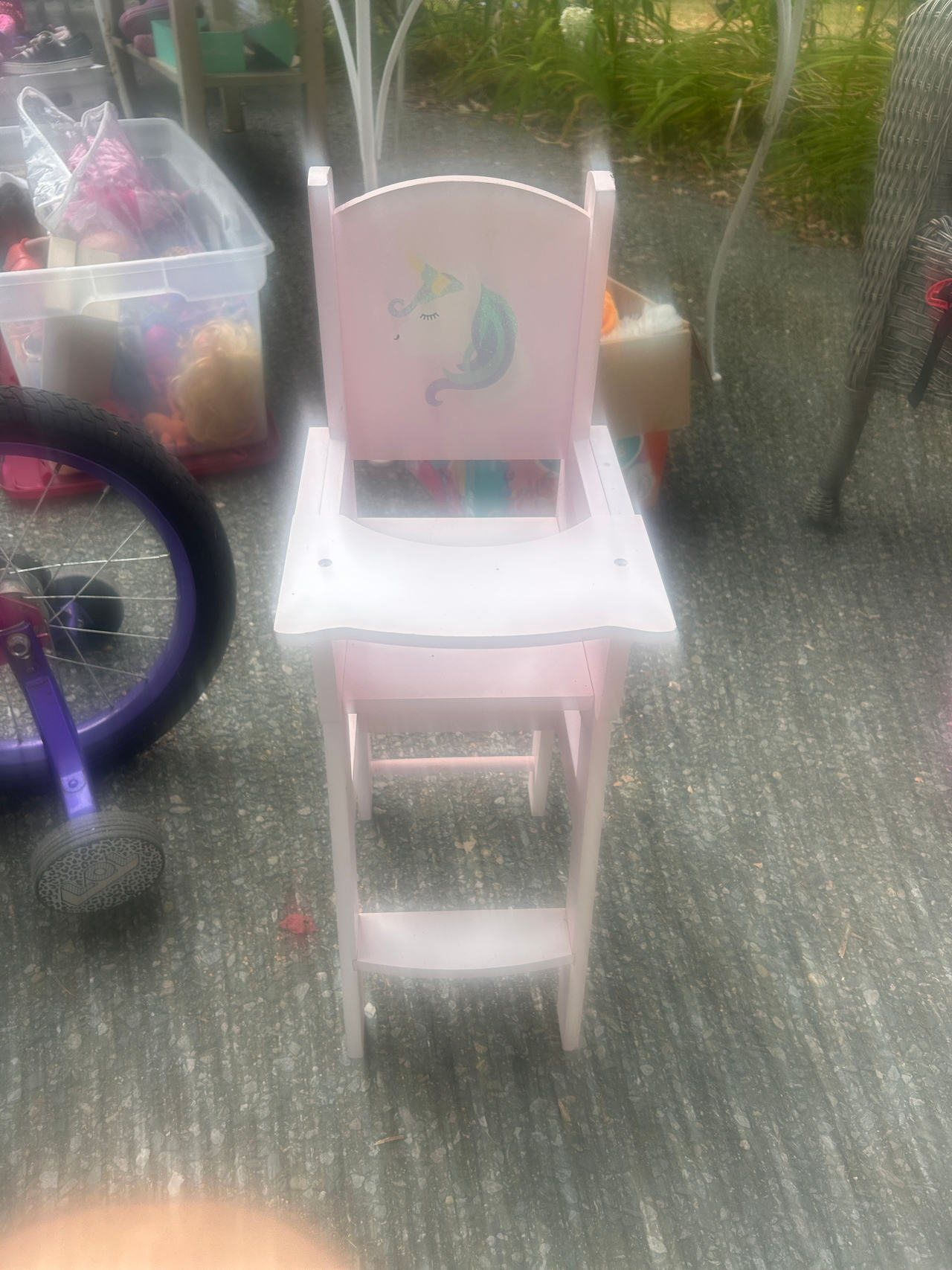 Wooden Doll High Chair