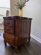Vintage French Provincial 2-Drawer Nightstand - Image 4