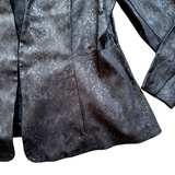 Lane Bryant Jacket Women's Size 22 Black Faux Snakeskin Blazer New  - Image 5