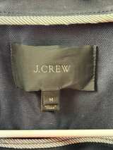 J.Crew Hooded Basket-Weave Jacket Navy Blue - Image 4