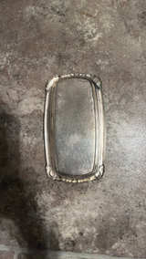 Vintage Silver Plated Butter Dish Tray - Image 2