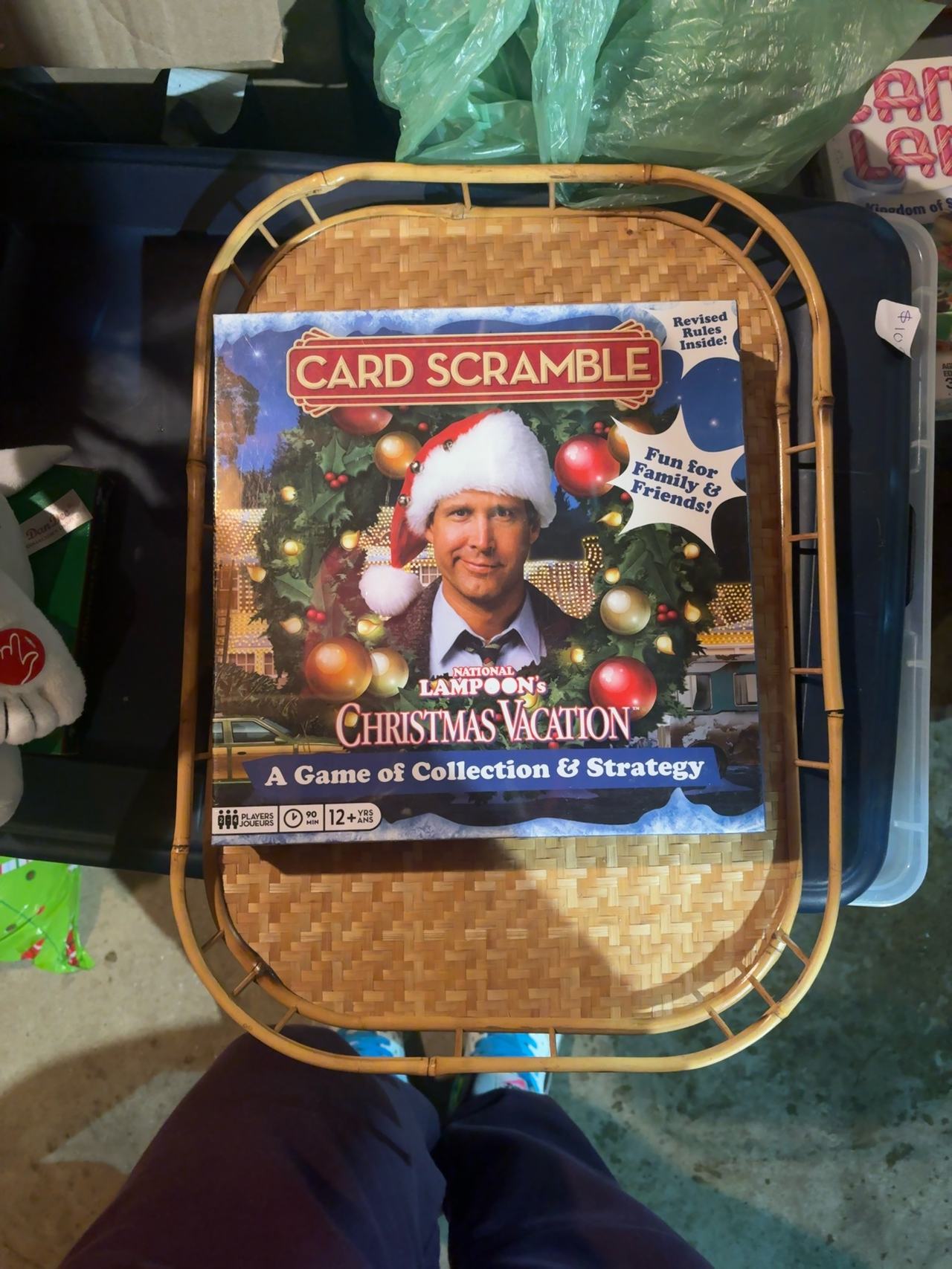 National Lampoon's Christmas Vacation Card Scramble Board Game