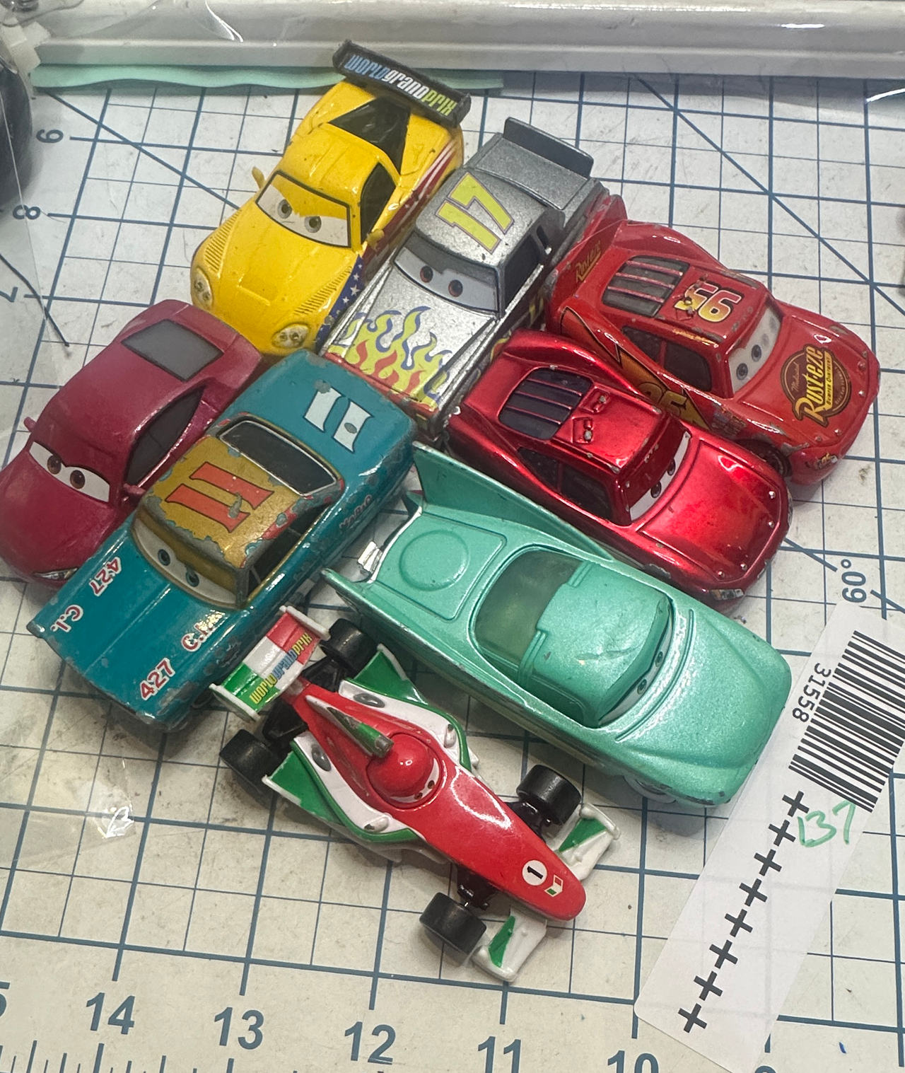 Disney Pixar Cars Die-Cast Character Vehicles Lot
