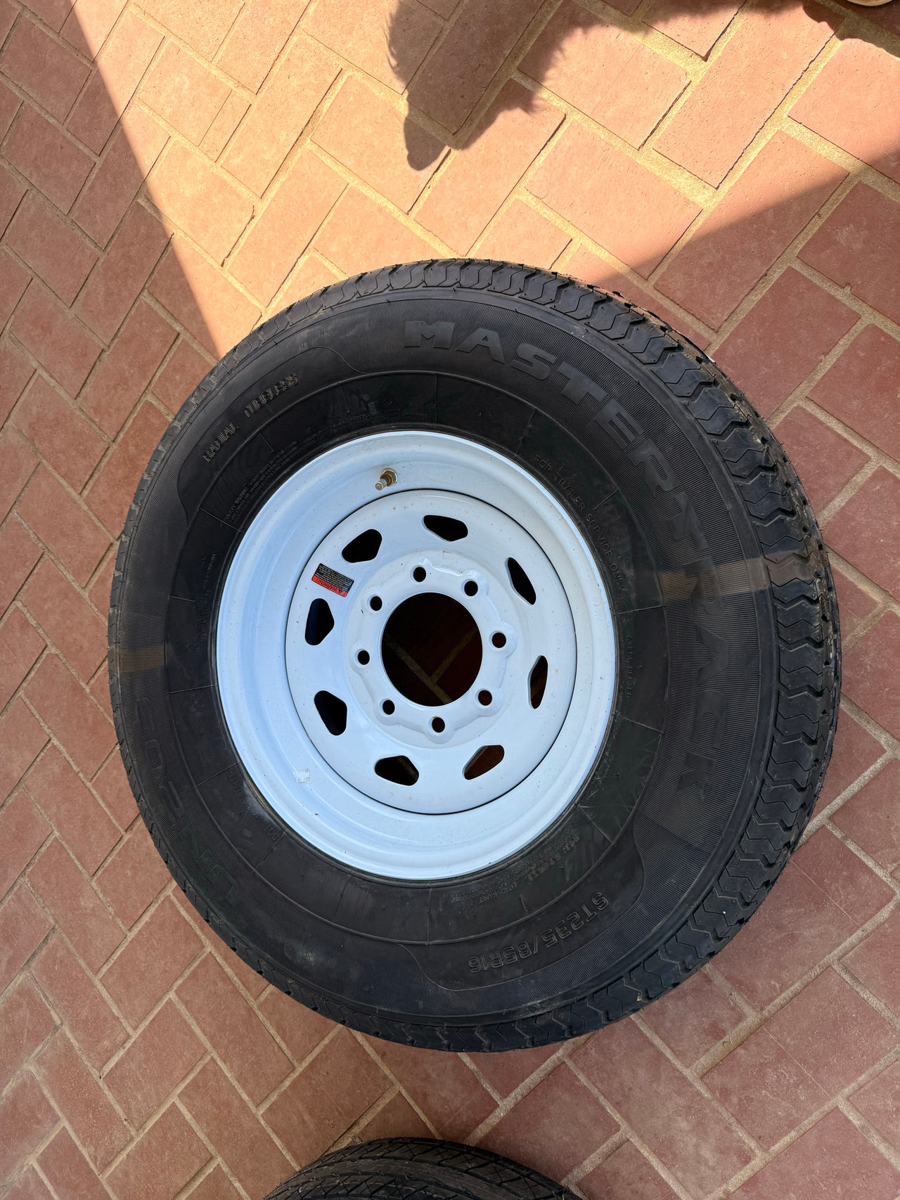 Mastertrack ST235/80R16 Trailer Tire on 8-Lug Rim