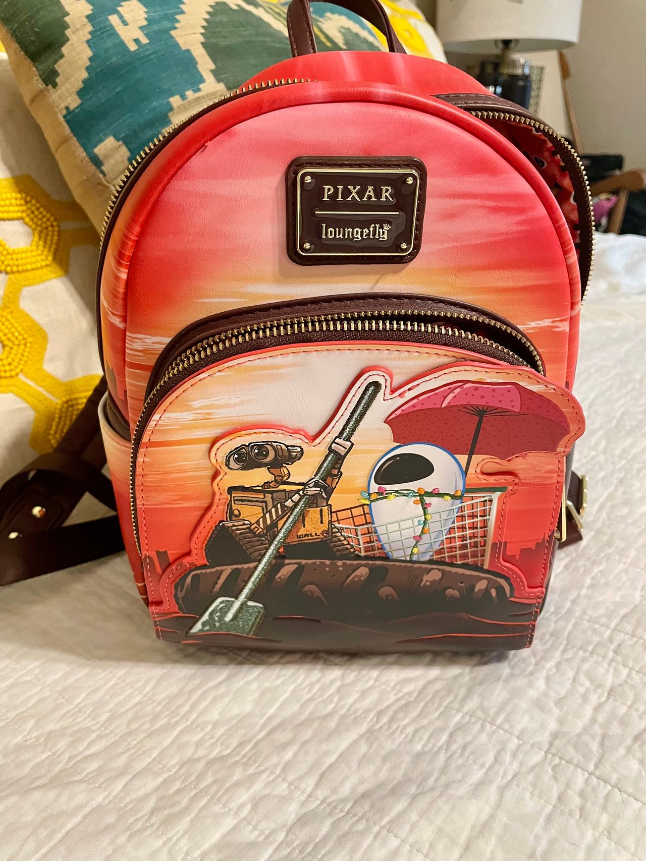 ❤️ Loungefly Pixar WALL-E and EVE Sunset Mini Backpack ❤️