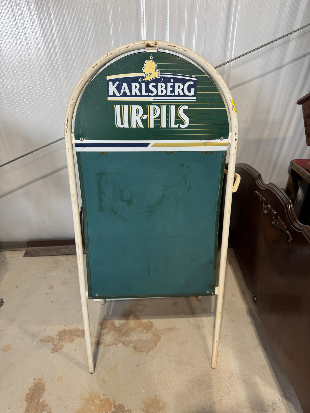 Karlsberg Ur-Pils Vintage Sidewalk Chalkboard Sign