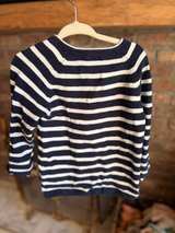 Zara Kids Striped Knit Sweater with Shoulder Buttons - Image 2