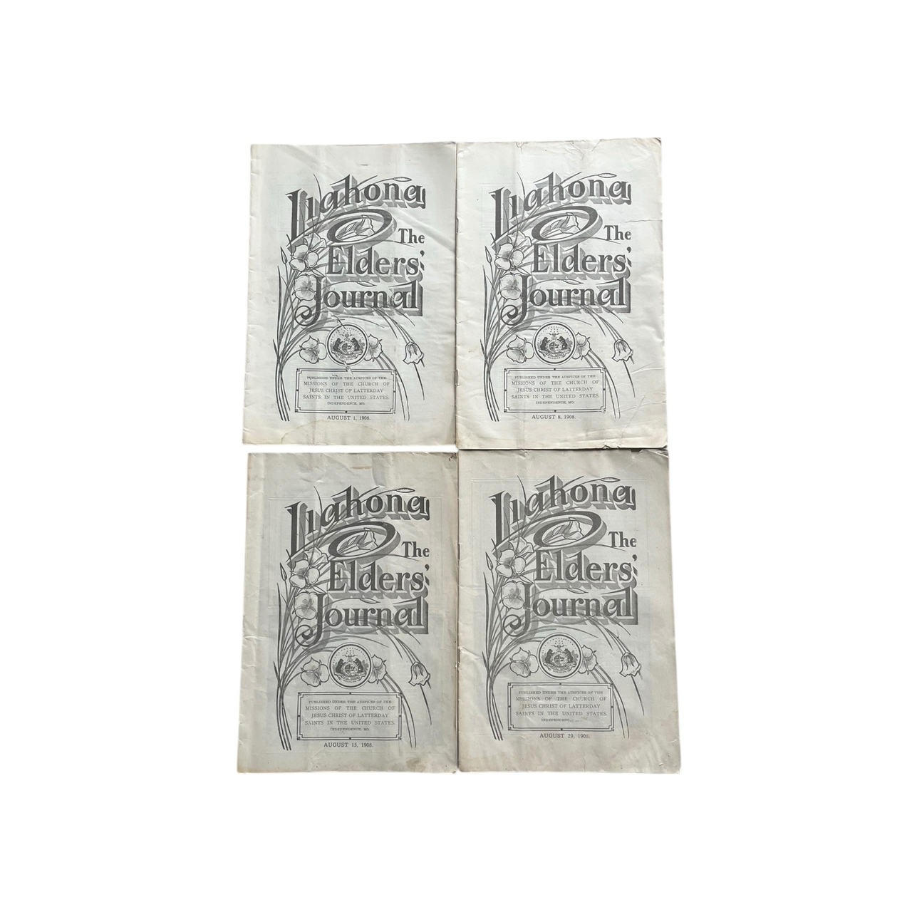 Liahona The Elders' Journal August 1908 Issues