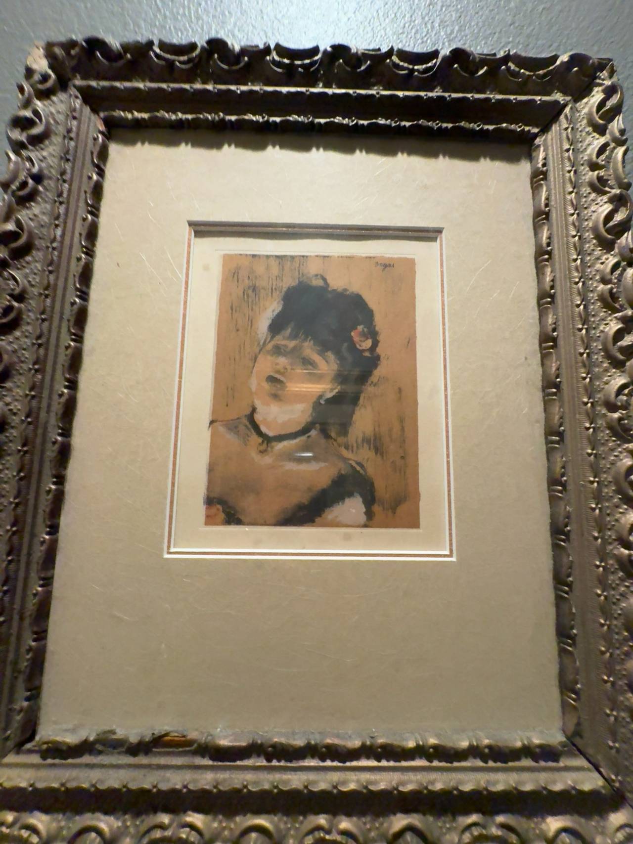 Edgar Degas La Chanteuse du Café-Concert Print