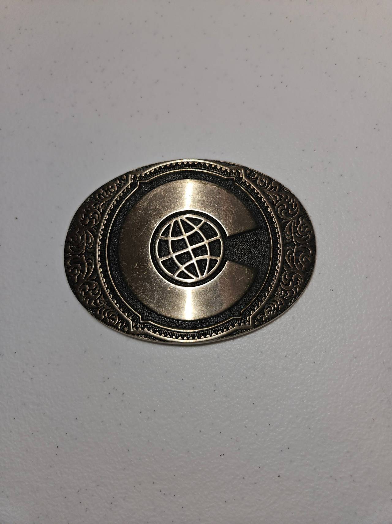 Vintage Logo Belt Buckle
