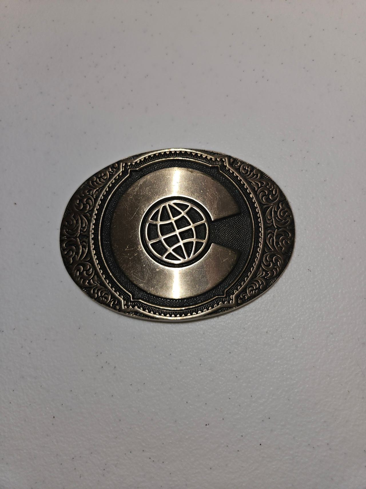 Vintage Logo Belt Buckle