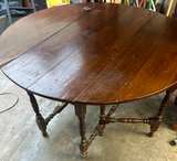Antique Gateleg Drop Leaf Table - Image 6