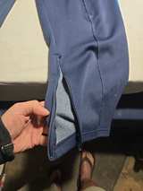 Adidas Vintage Trefoil Mens Track Pants Large blue - Image 6