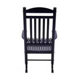 Hampton Bay Indoor/Outdoor Black Rocking Chair - New - Image 3