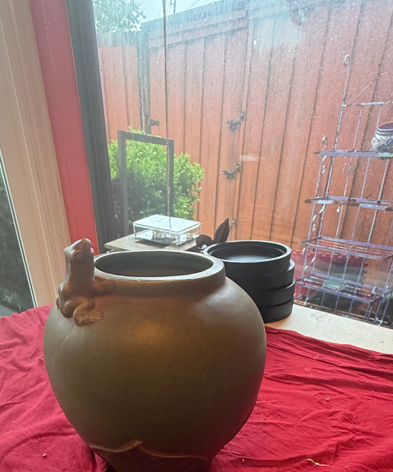 Ceramic Frog Planter Pot