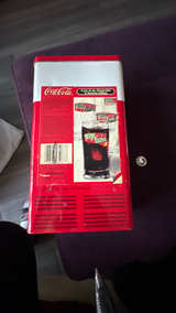Coca-Cola Vintage Red Vending Machine Tin - Image 3