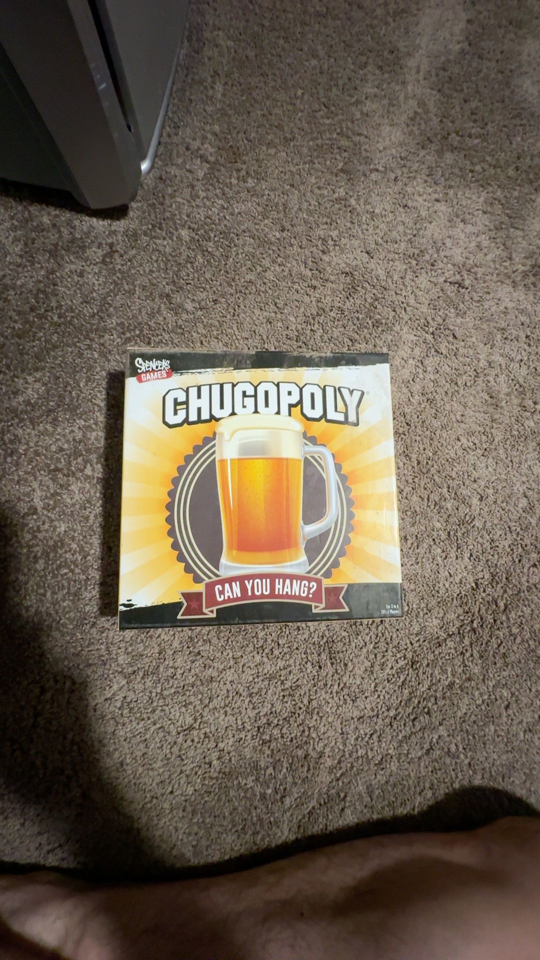 Spencer Games Chugopoly “Can You Hang” Drinking Game