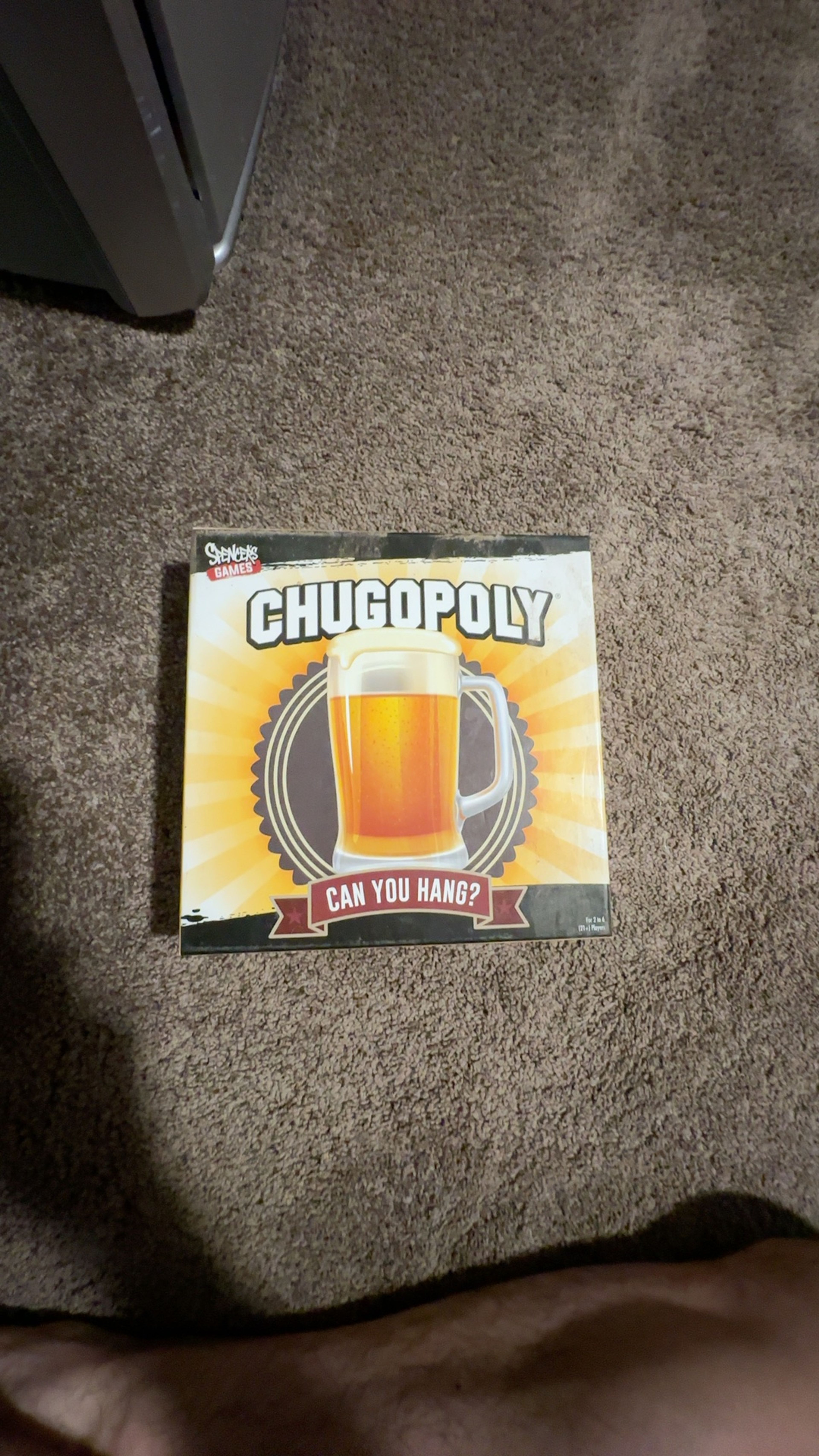 Spencer Games Chugopoly “Can You Hang” Drinking Game