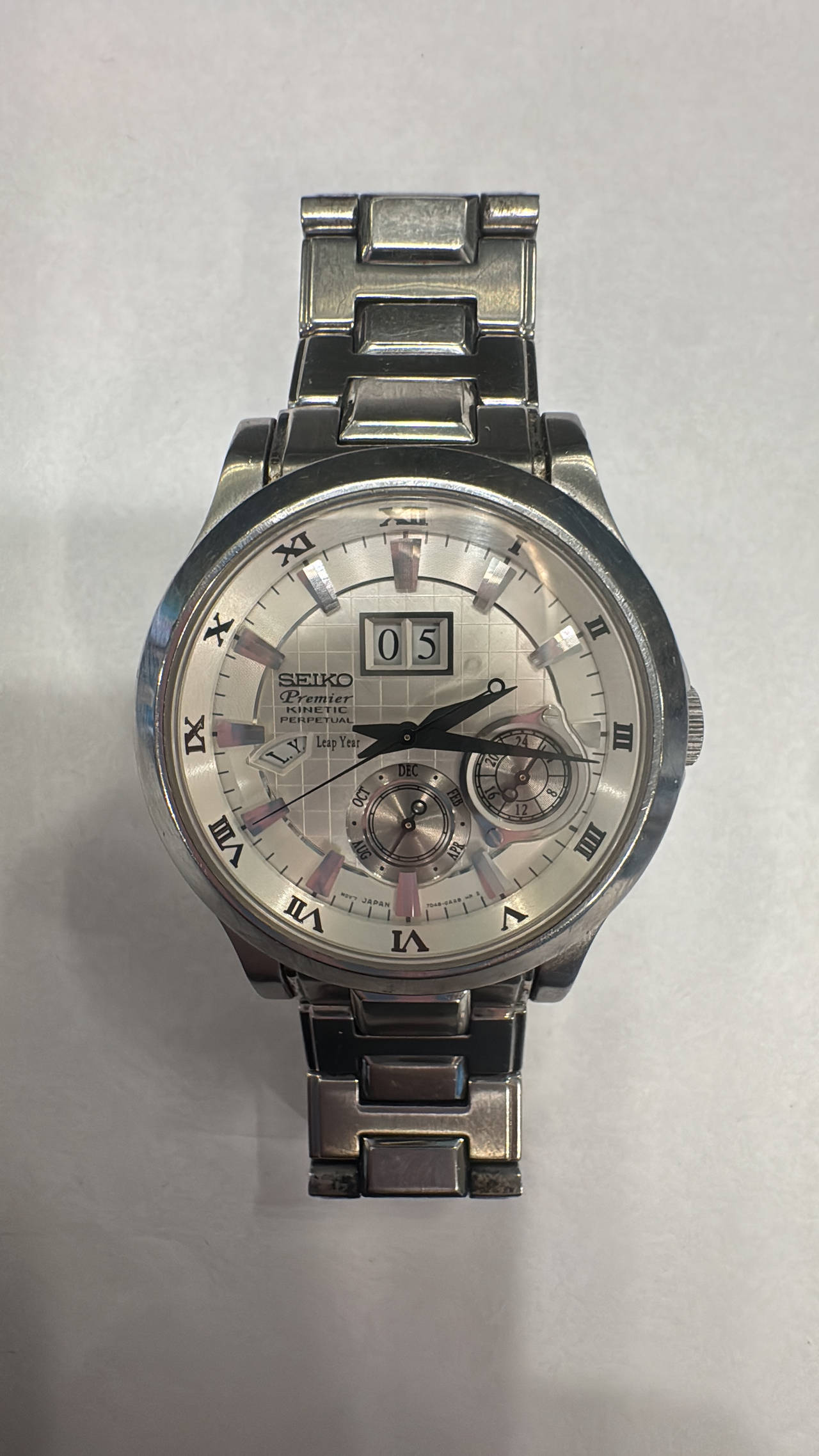 Seiko Premier Kinetic Perpetual SNP001