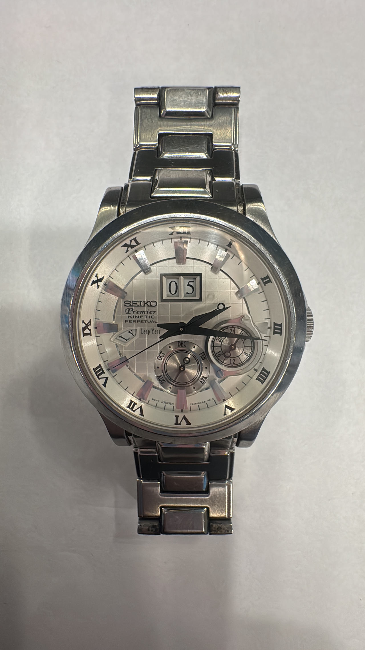 Seiko Premier Kinetic Perpetual SNP001