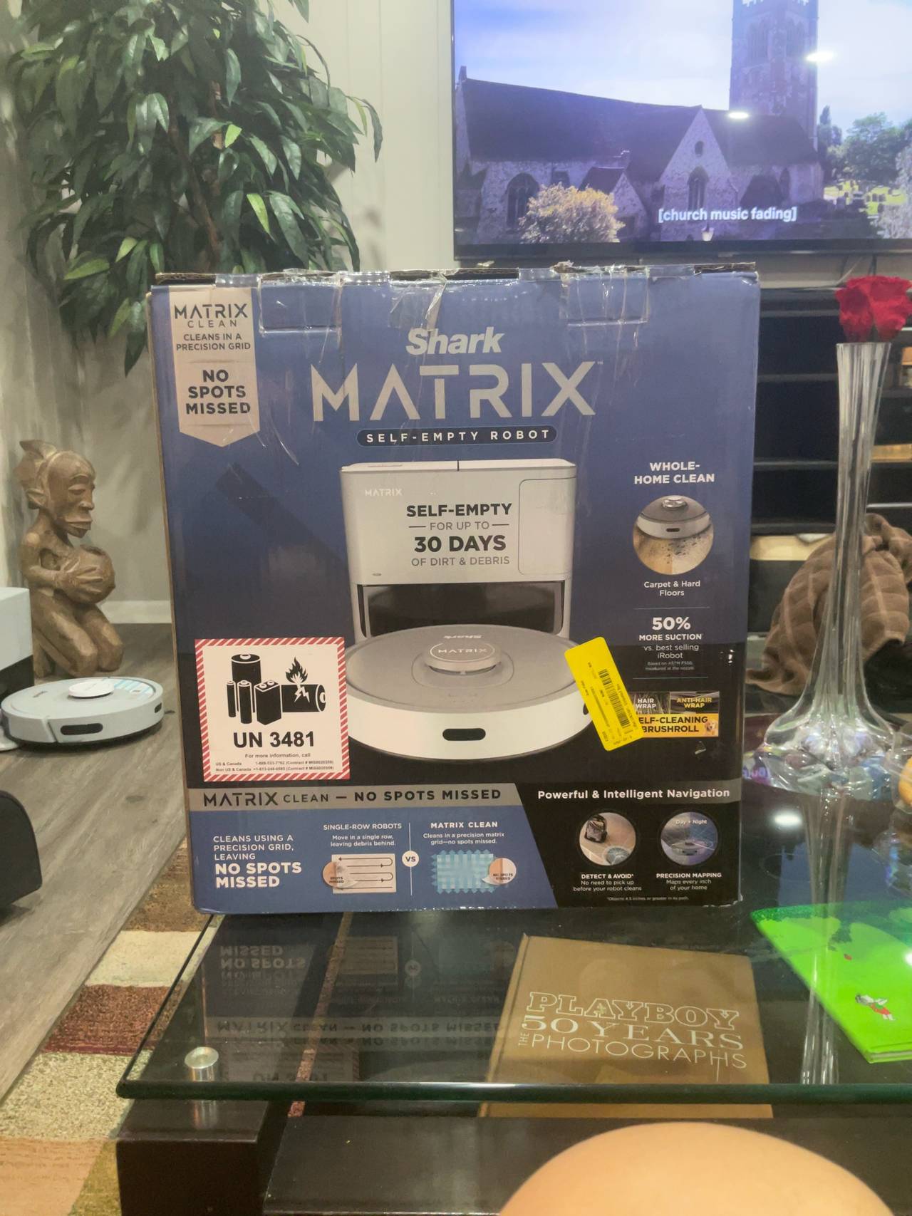 Shark Matrix UR2350S Self-Emptying Robot Vacuum – Black