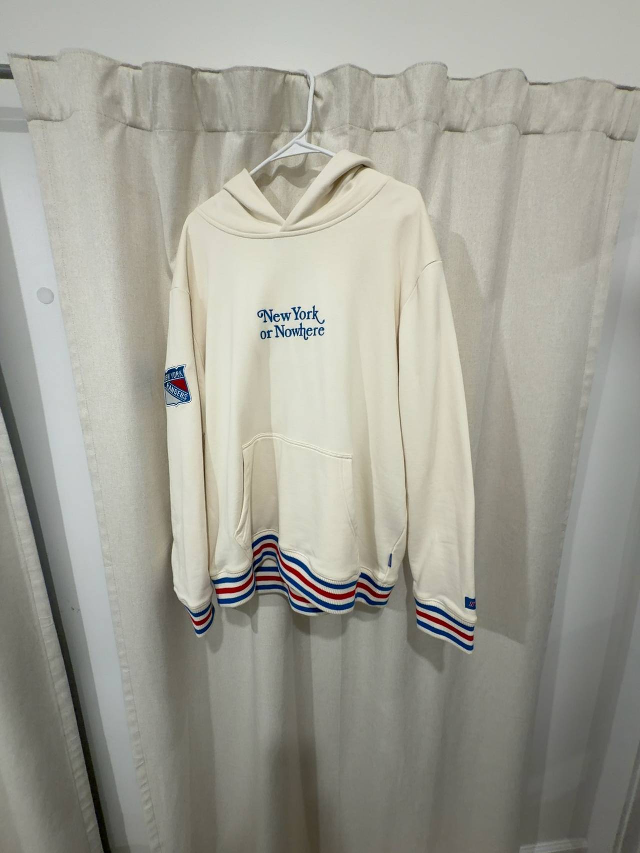 New York or Nowhere White Hoodie