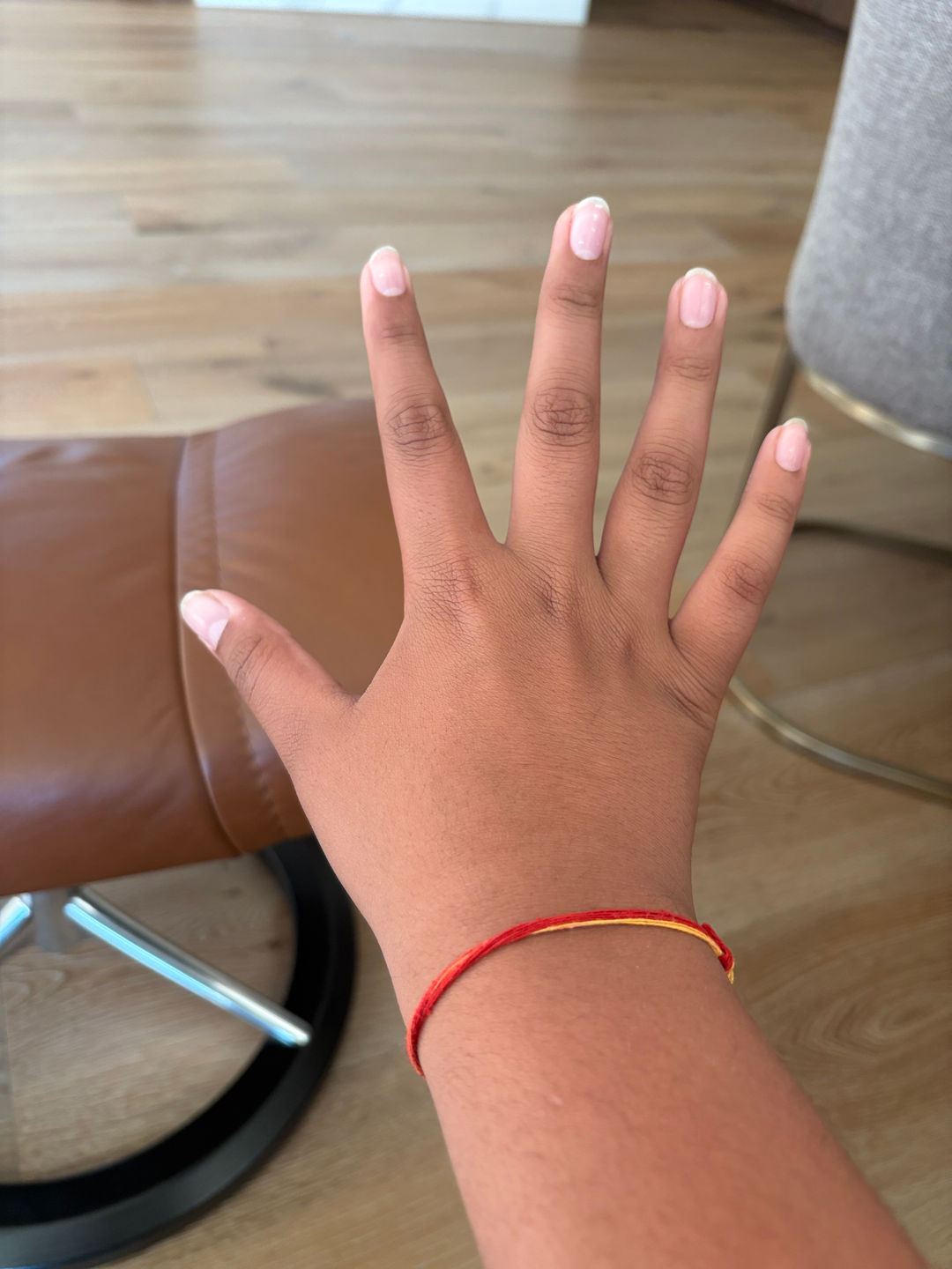 Red and Yellow Thread Bracelet