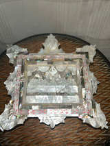 Vintage Mother of Pearl Last Supper Carving - Image 1