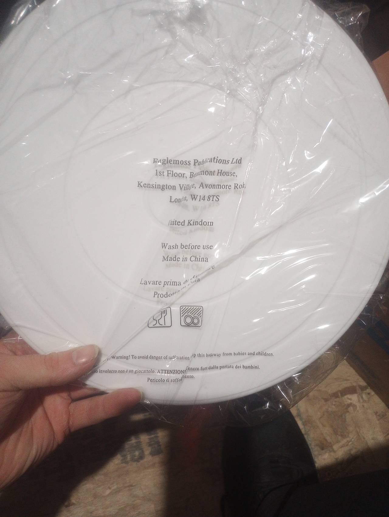 Eaglemoss White Display Stand Platter