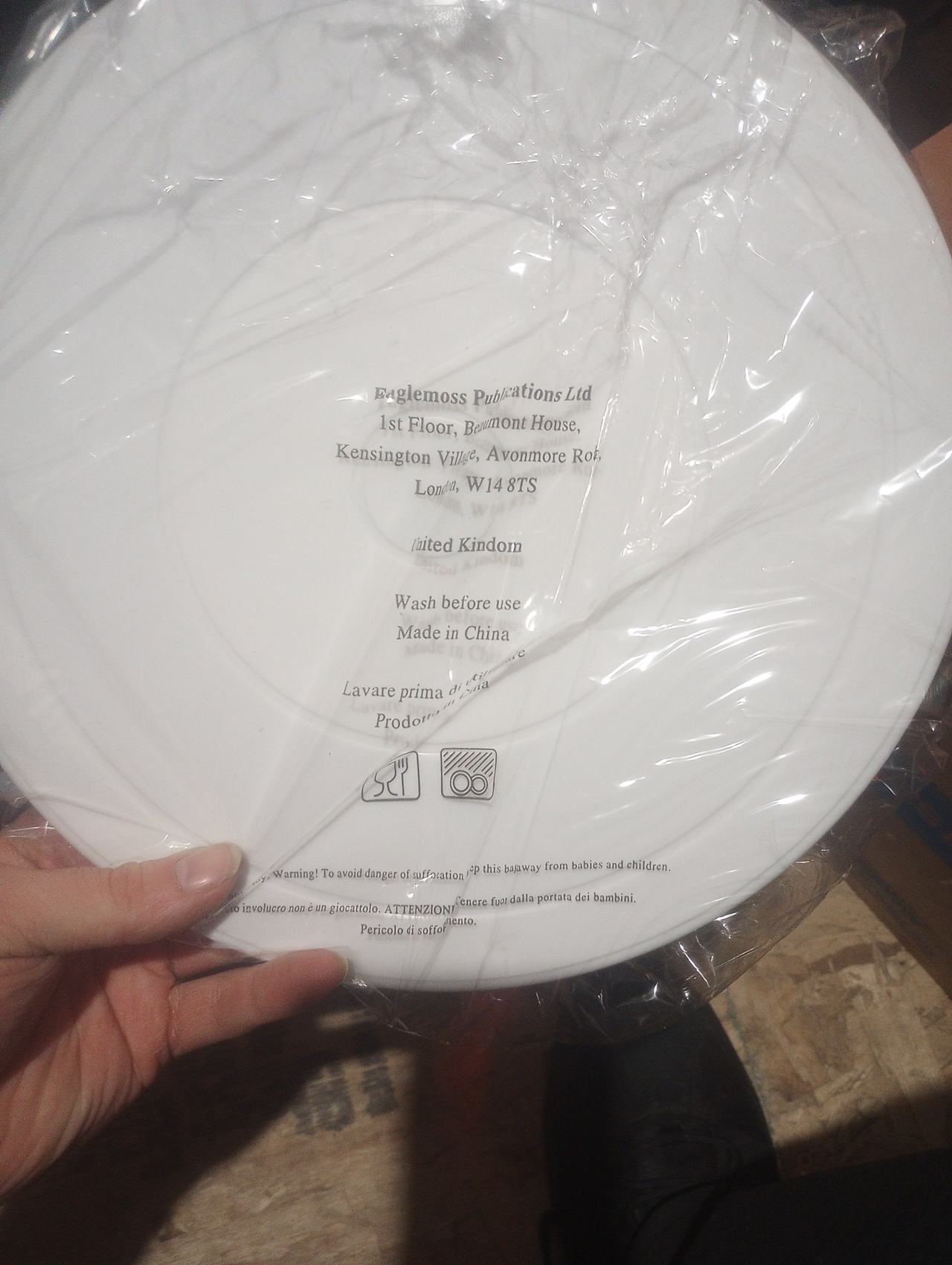 Eaglemoss White Display Stand Platter