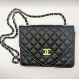 Chanel Classic Round Flap Bag Lambskin Gold Hardware - Image 1