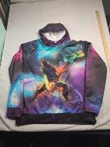 Slash Galaxy Graphic Hoodie Large - Image 3