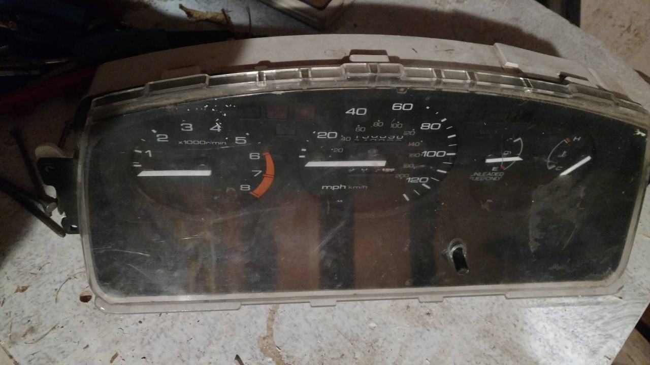 1992-1995 Honda Civic Instrument Cluster with Tachometer