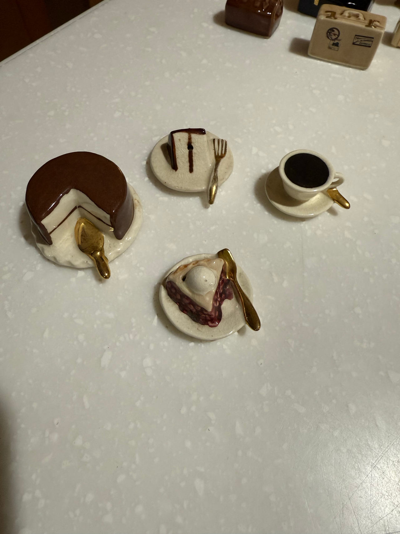 Vintage Ceramic Dessert and Coffee shakers
