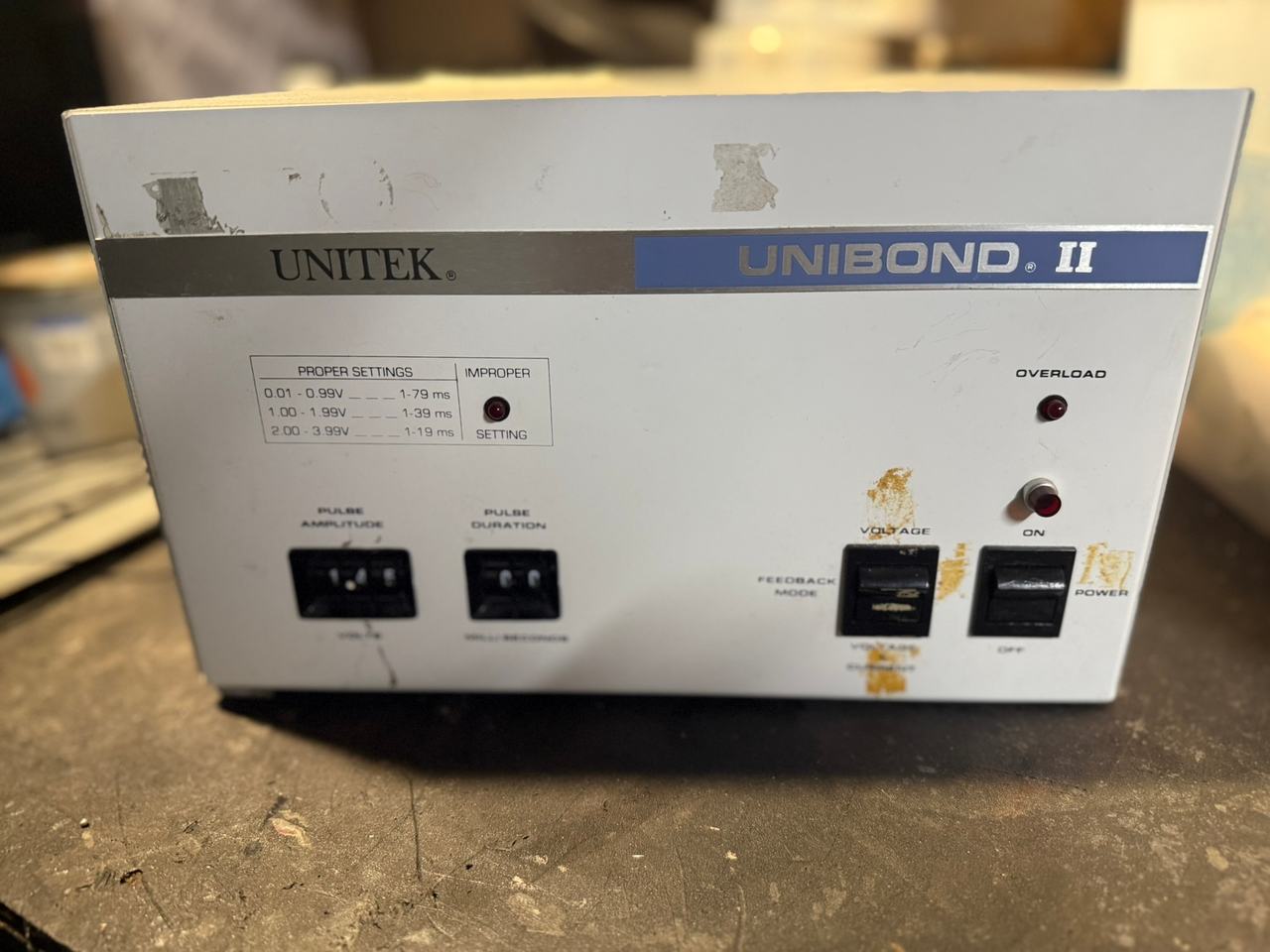 Unitek Unibond II Resistance Weld Head Power Supply