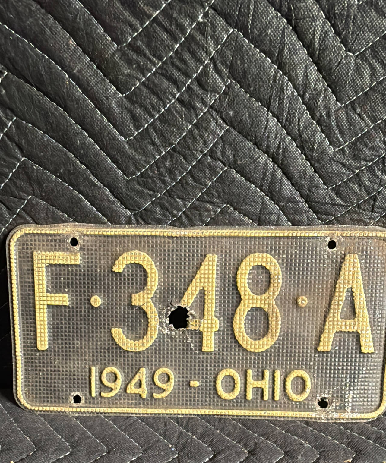 1949 Ohio License Plate