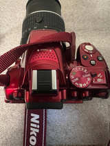 Nikon D5300 DSLR Camera with 18-55mm Lens red amazing condition with charger - Image 1