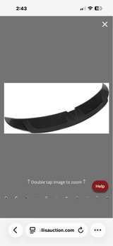 Tesla Model Y Performance Style Rear Trunk Spoiler - Matte Black - Image 5