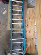 Werner Fiberglass Extension Ladder - Image 2