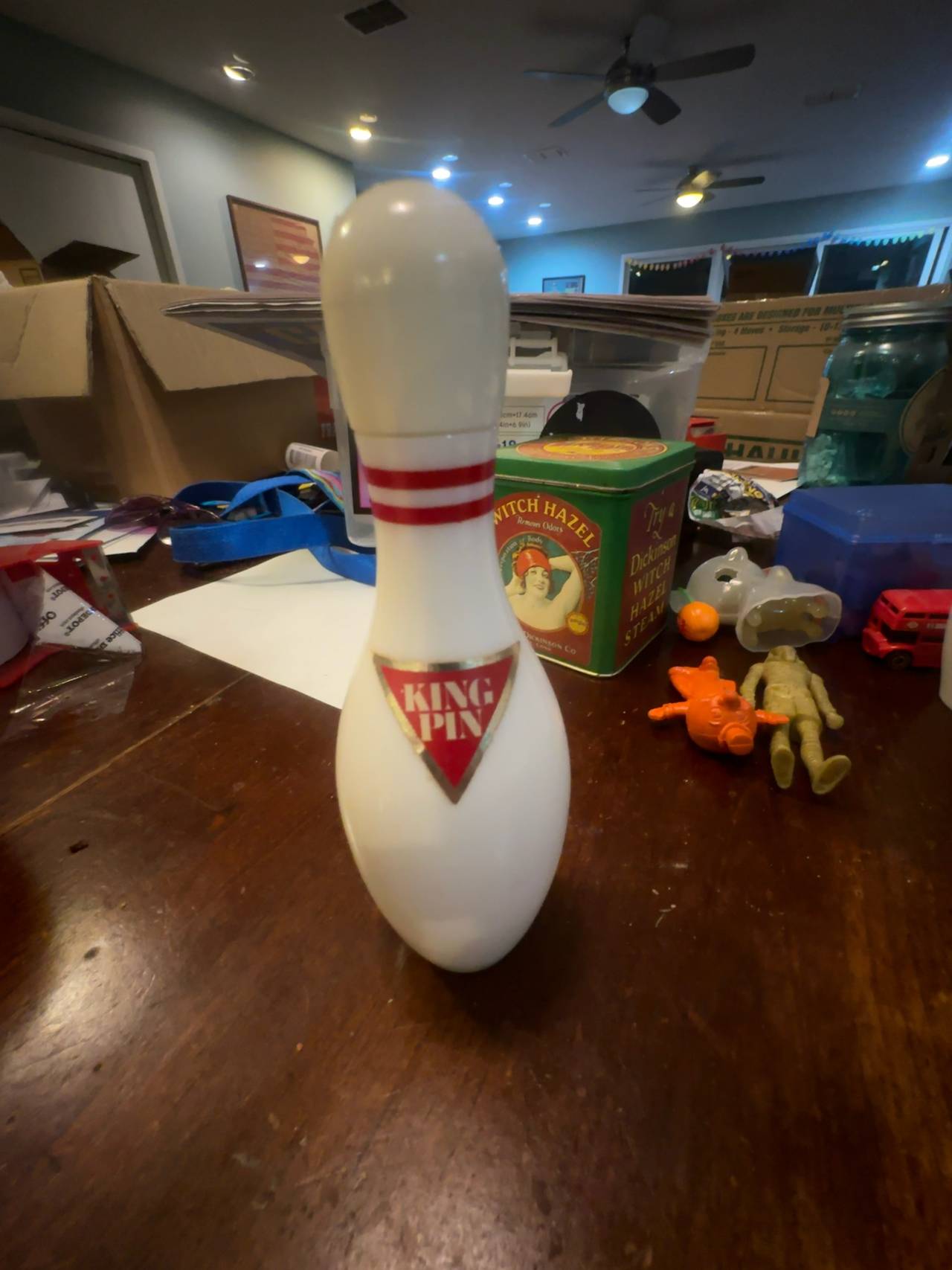 Avon King Pin Bowling Pin Decanter Bottle