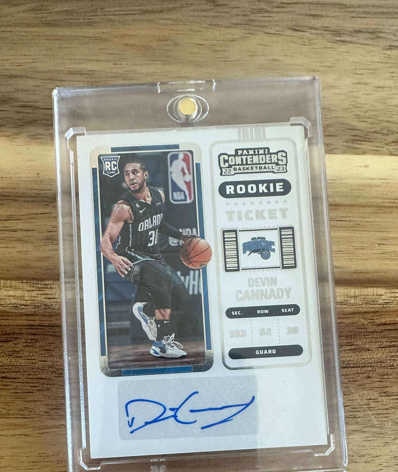 2022-23 Panini Contenders Devin Cannady Rookie Ticket Auto