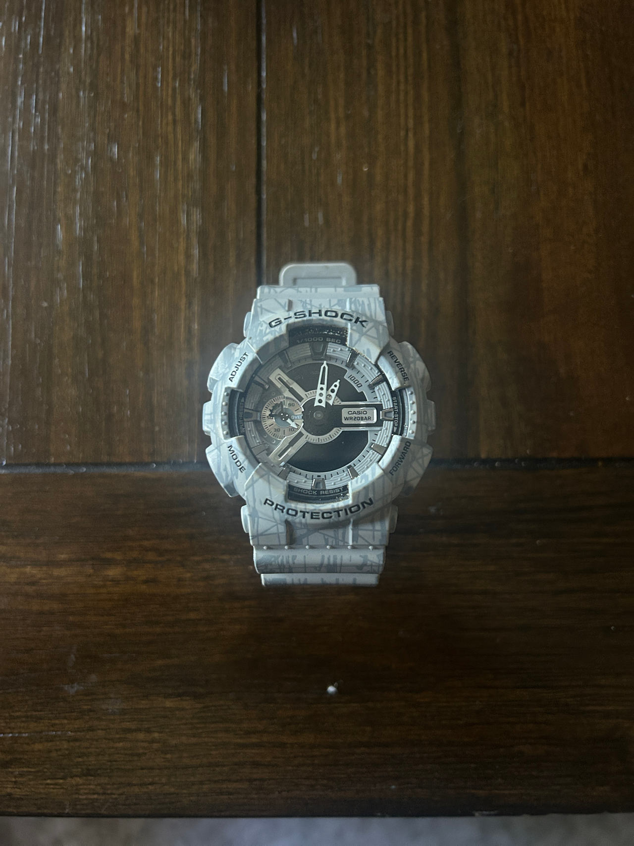 Casio G-Shock GA-110TP-7A White Tiger Camo