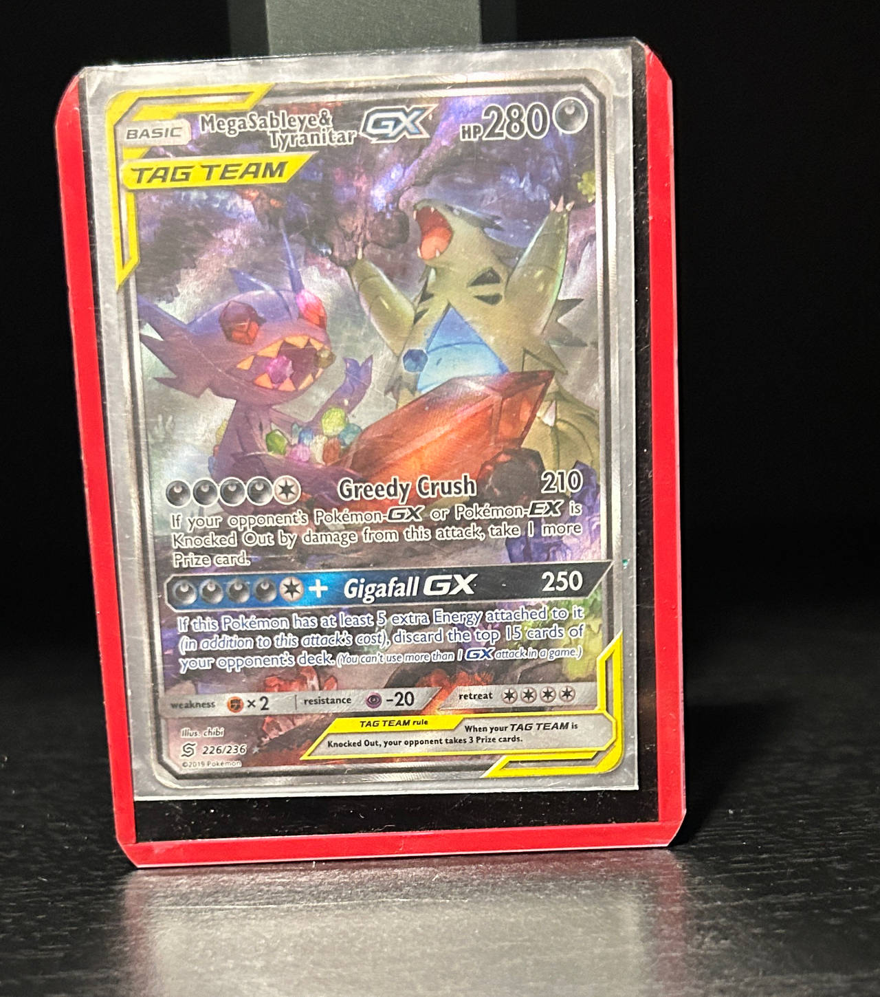 Mega Sableye & Tyranitar GX 226/236 Unified Minds
