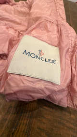 Moncler Joelle Quilted Puffer Jacket Pink Infant 9 - 12 Months Baby Coat  - Image 4
